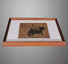 固始书画装裱配框服务案例